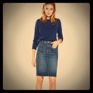 MOTHER brand high waist patchie skirt